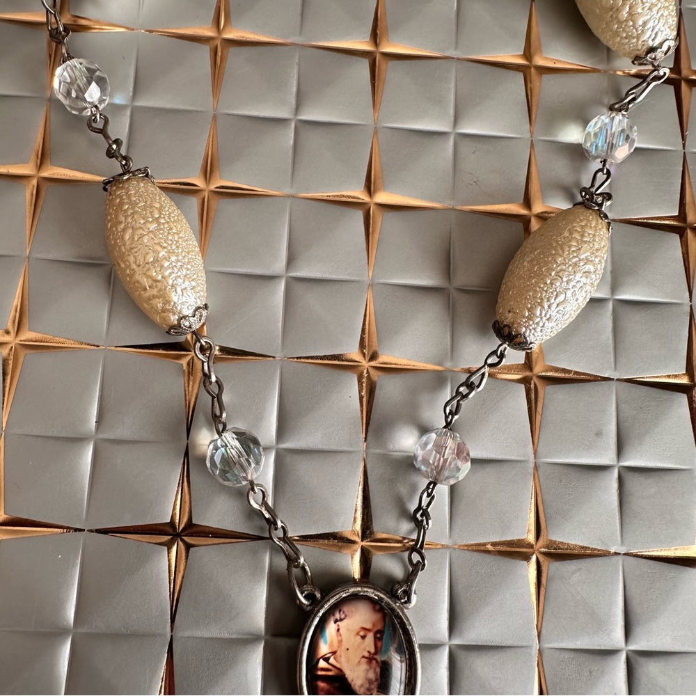 VINTAGE ST MARY , ST SHARPIL ROSARY - Picture 7 of 9